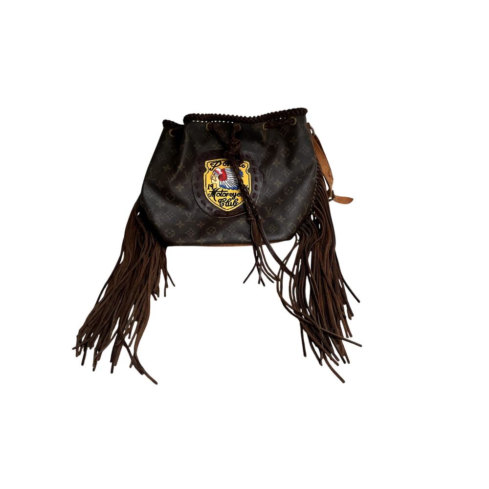 Upcycled Louis Vuitton Bucket Bag
